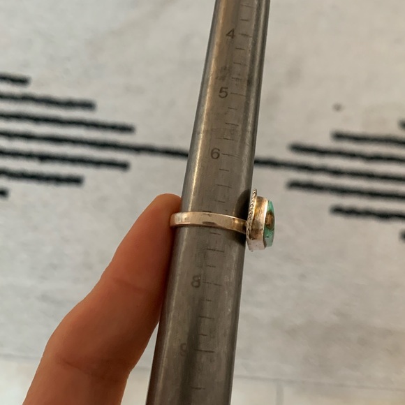 Pilot Mountain Turquoise Ring SZ 7 - Picture 5 of 5